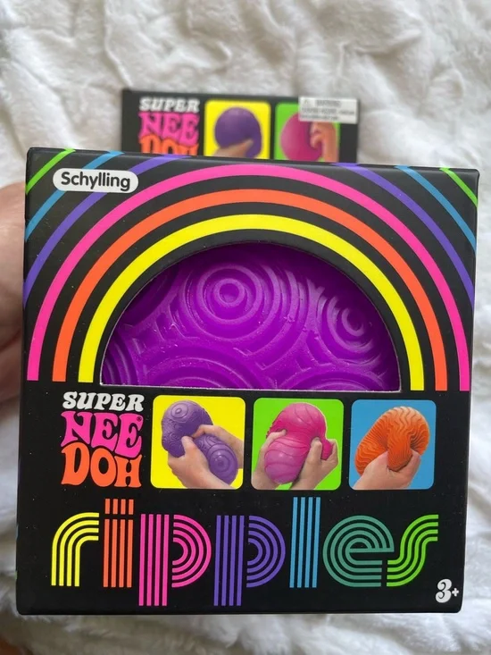 Schylling | Toys | New Needoh Super Ripples Purple Super Size Squishy ...
